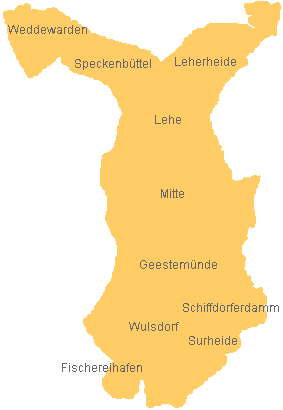 Immobilien in Bremerhaven Karte Angebote �bersicht